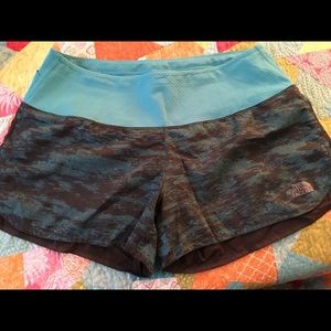 North face athletic shorts